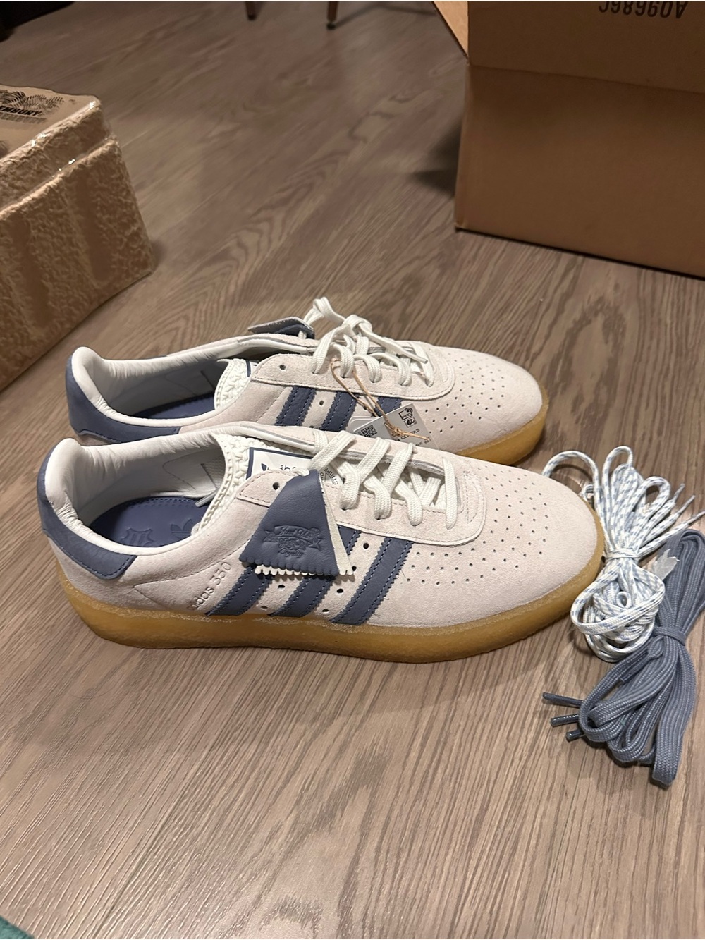 Kith Clarks Adidas Loyalty Blue NIB